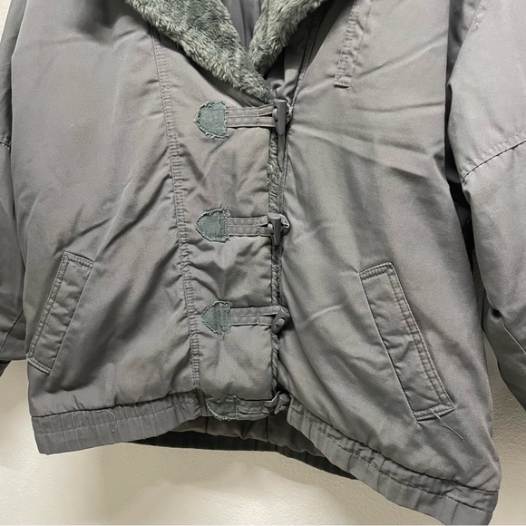 Vintage 1970s-80s Learsi Faux Fur Winter Puffer Jacket // L - Picture 6 of 10